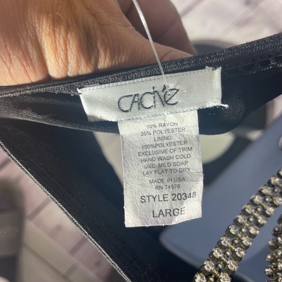 Cache Rhinestone Evening Top - Picture 5 of 5